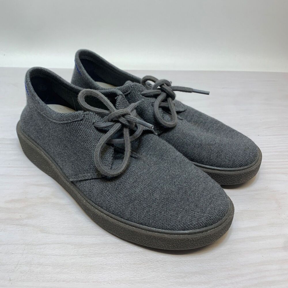 Rothys The Monty‎ Shoes Men's Size 8.5 Gray Knit Chukka Sneakers